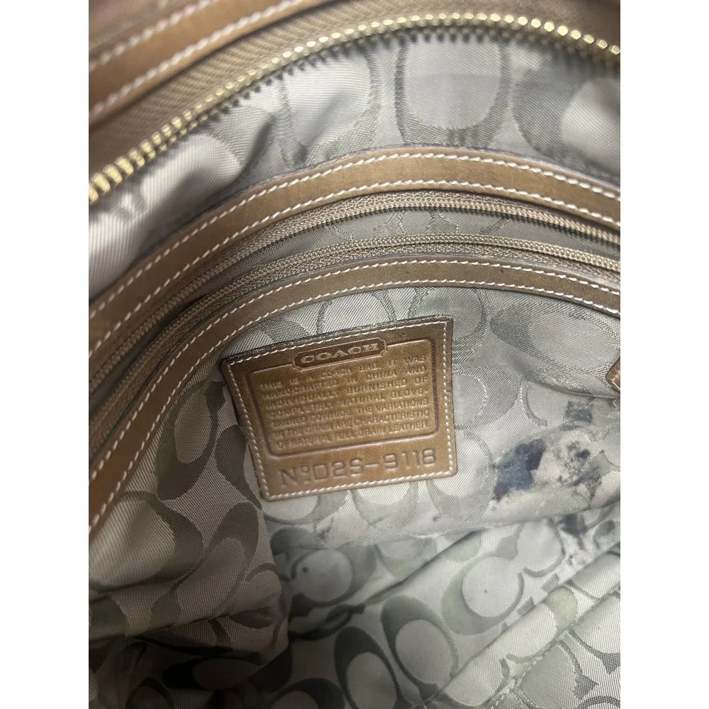 COACH Tan Leather Legacy Soho Hobo Shoulder Bag‎ No. D2S-9118 Beautiful Original